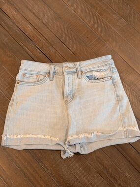 wild fable Light Blue Distressed Denim Shorts